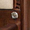 Michael Amini Mason Park Platform Bed with Lift Mechanism - Umber