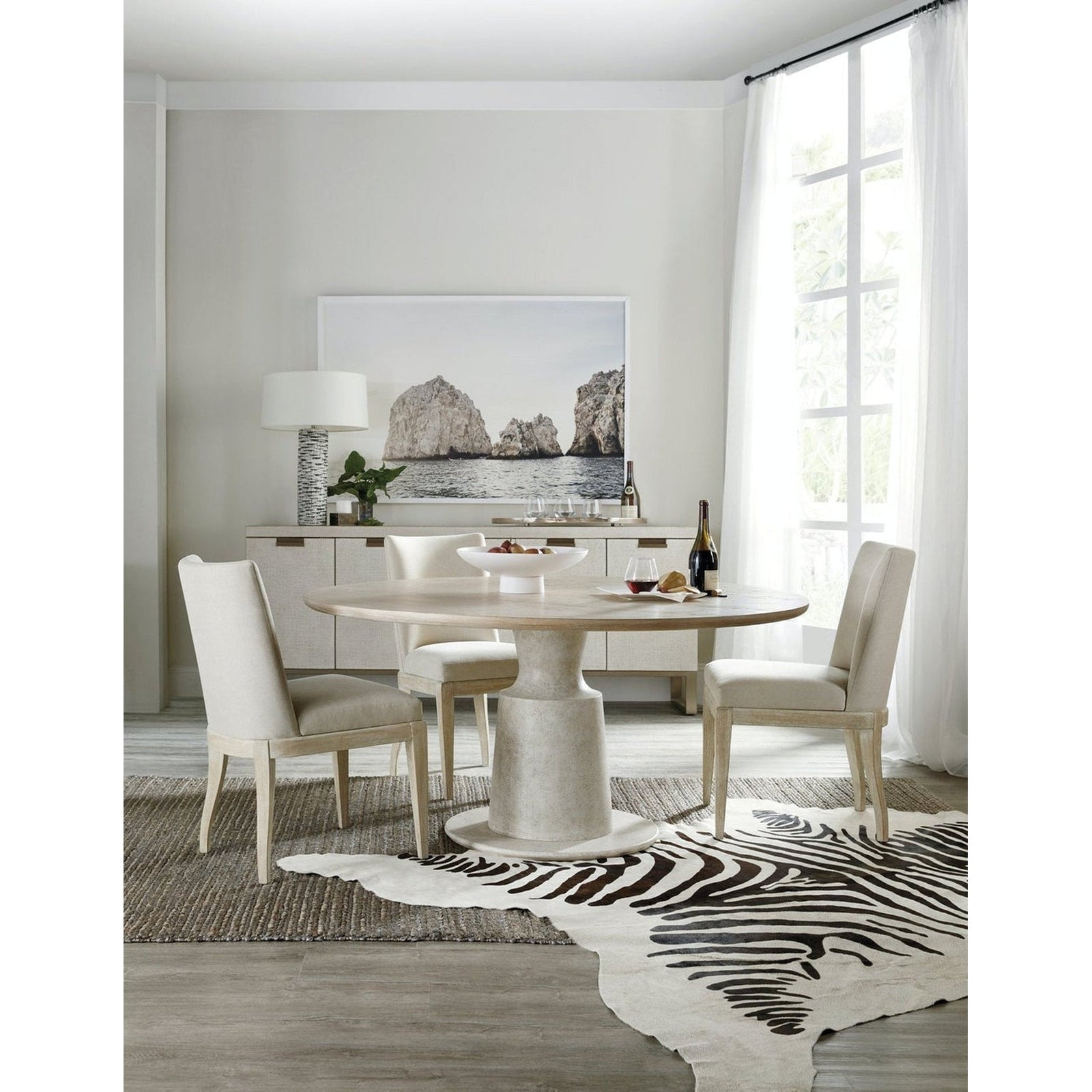 Hooker Furniture Cascade Pedestal Dining Table