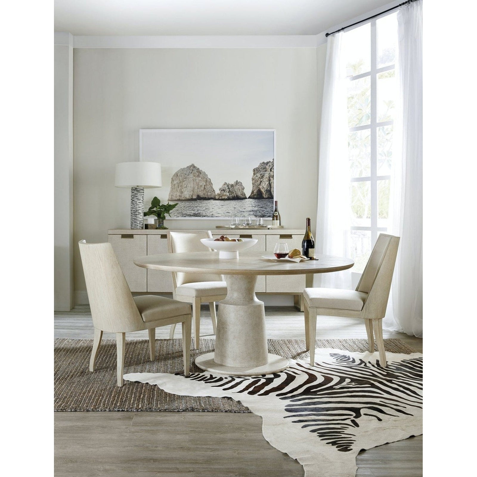 Hooker Furniture Cascade Pedestal Dining Table