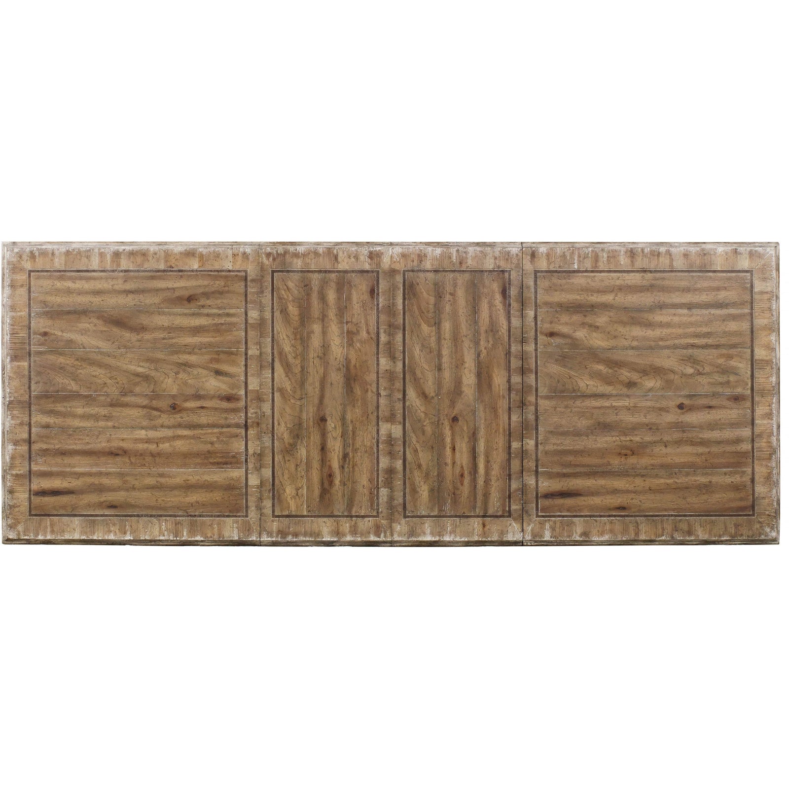 Hooker Furniture Chatelet Rectangle Leg Dining Table with Two 18'' Leaves