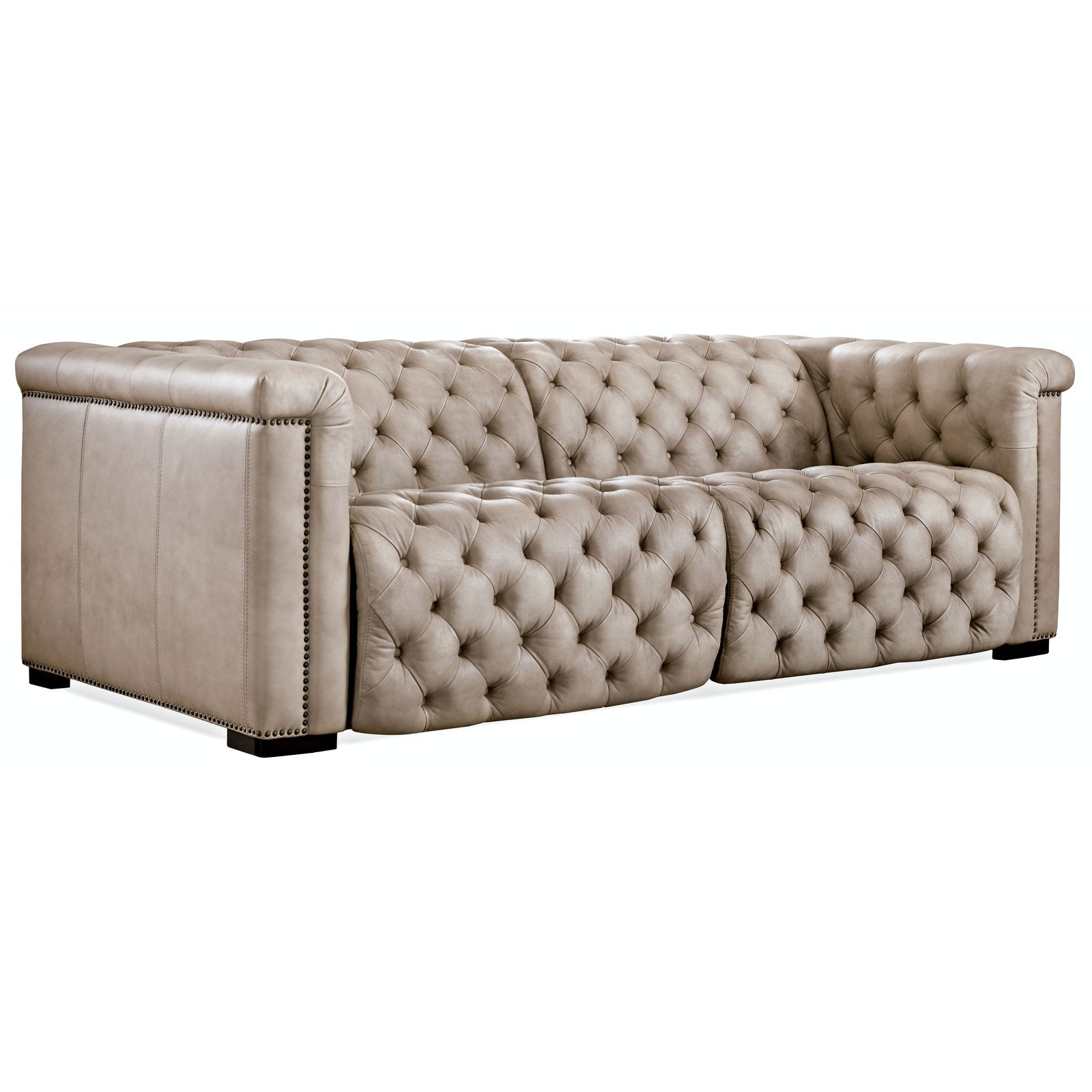 Hooker Furniture Savion 1.5 LAF/RAF 2 over 2 Sofa w/ PWR Rec PWR HR