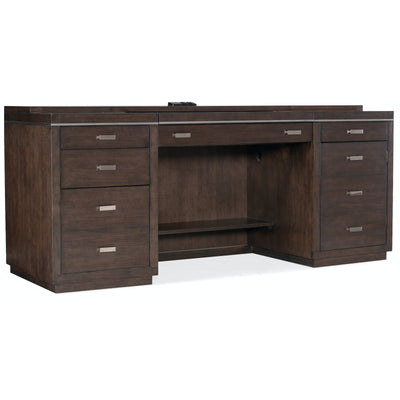 Hooker Furniture House Blend Computer Credenza and Hutch