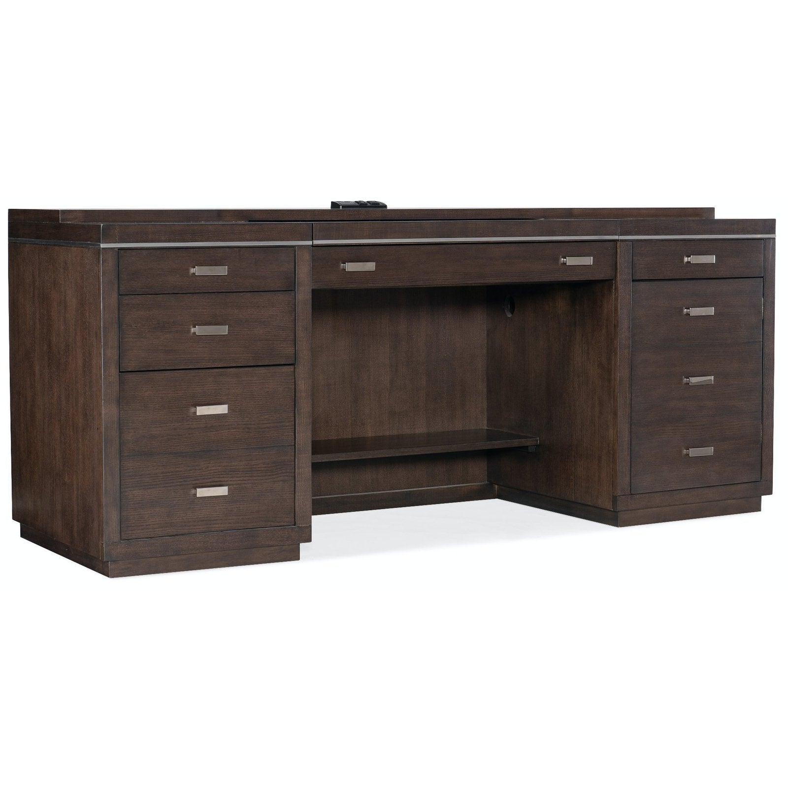 Hooker Furniture House Blend Computer Credenza and Hutch