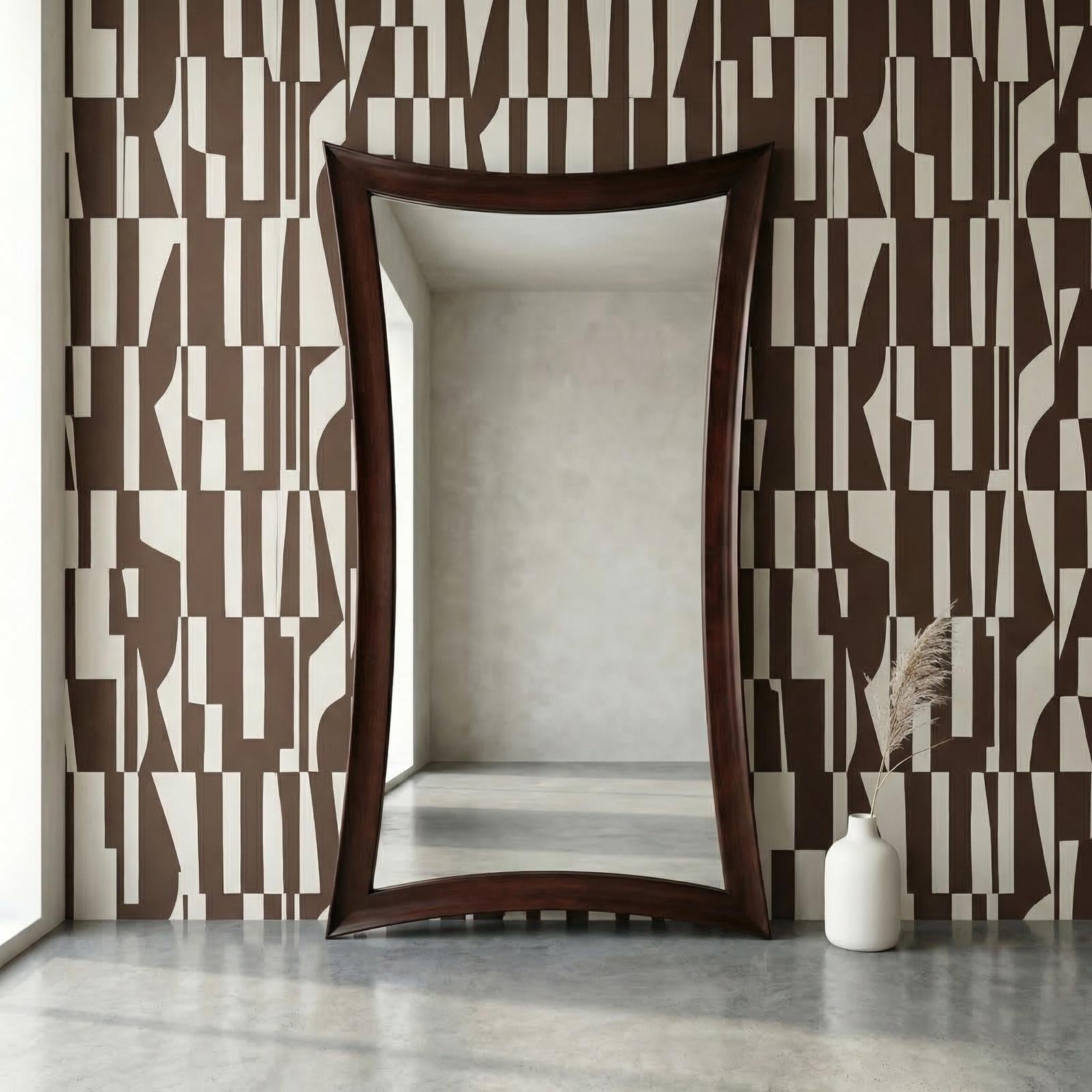 Bassett Mirror Hour Glass Floor Mirror