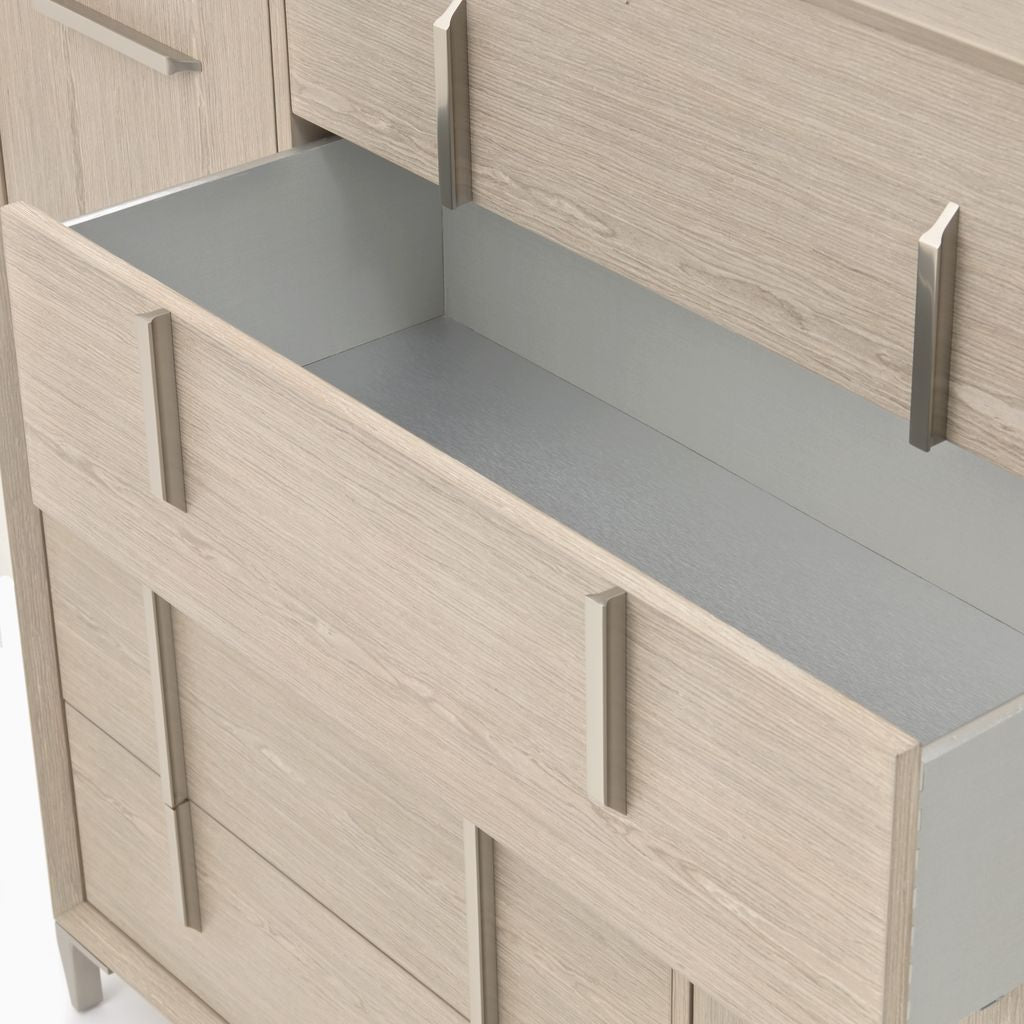 Michael Amini Lotus Bay 5-Drawer Chest - Sand