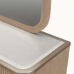Michael Amini West Kensington Dresser & Wall Mirror - Sea Salt Caramel