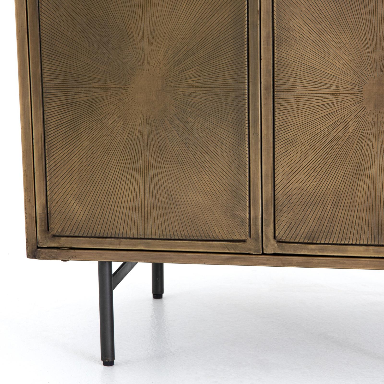 Four Hands Sunburst Cabinet Nightstand