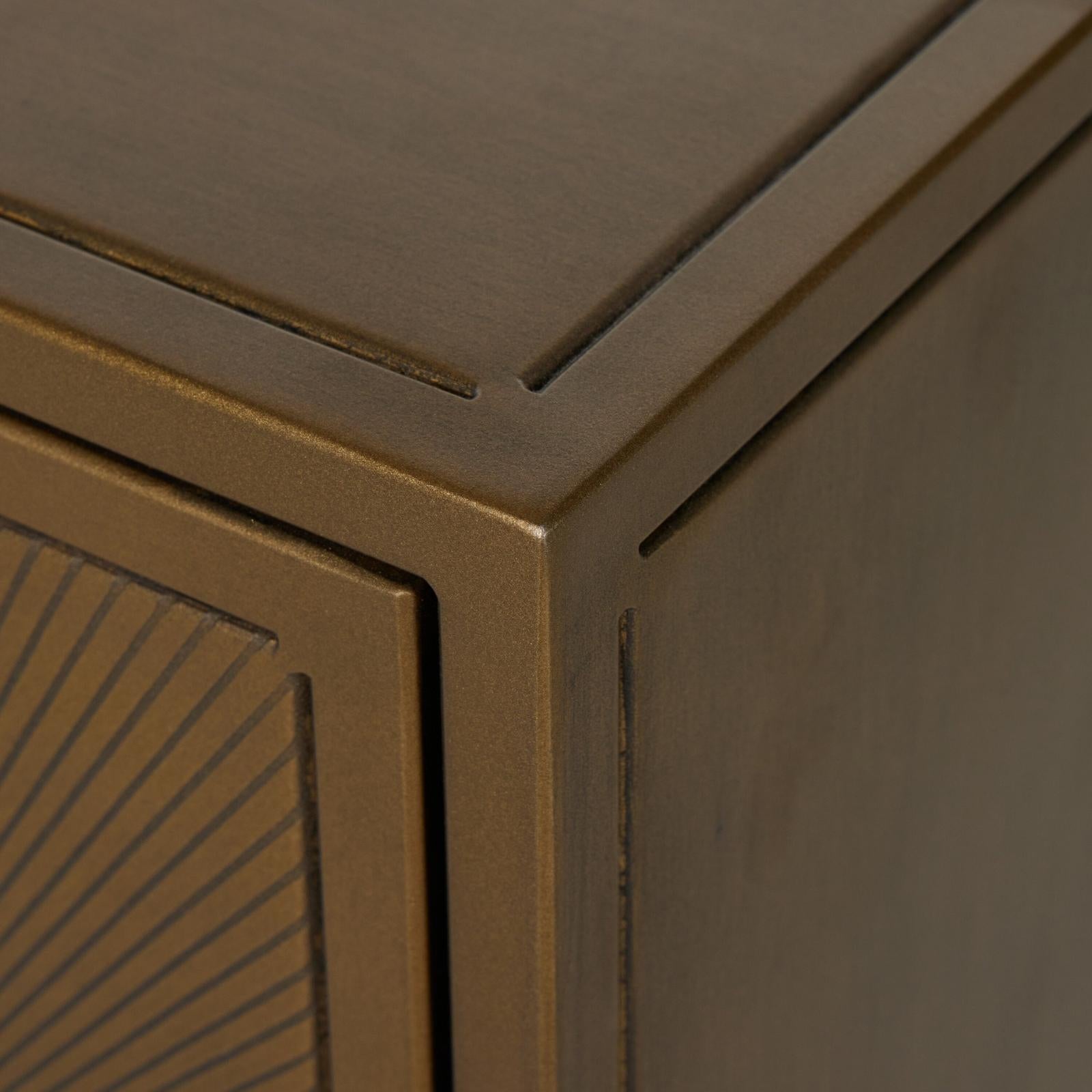 Four Hands Sunburst Cabinet Nightstand