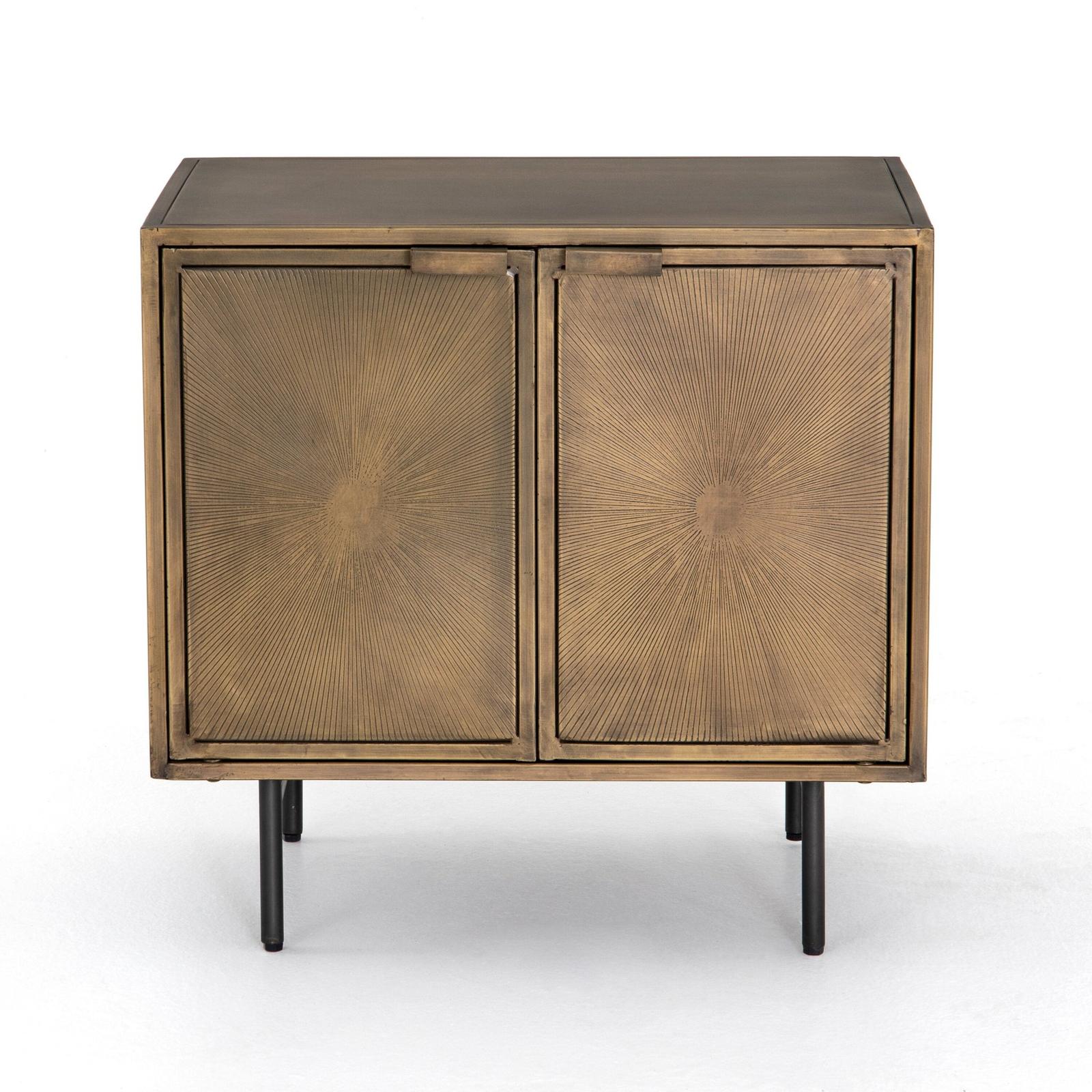 Four Hands Sunburst Cabinet Nightstand