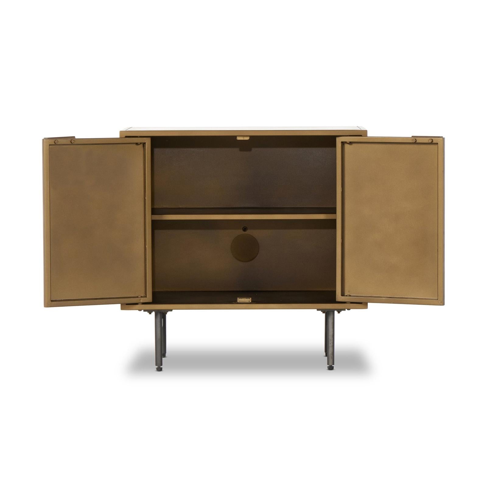 Four Hands Sunburst Cabinet Nightstand