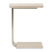 Michael Amini Lotus Bay C-Shaped Accent Table - Sand