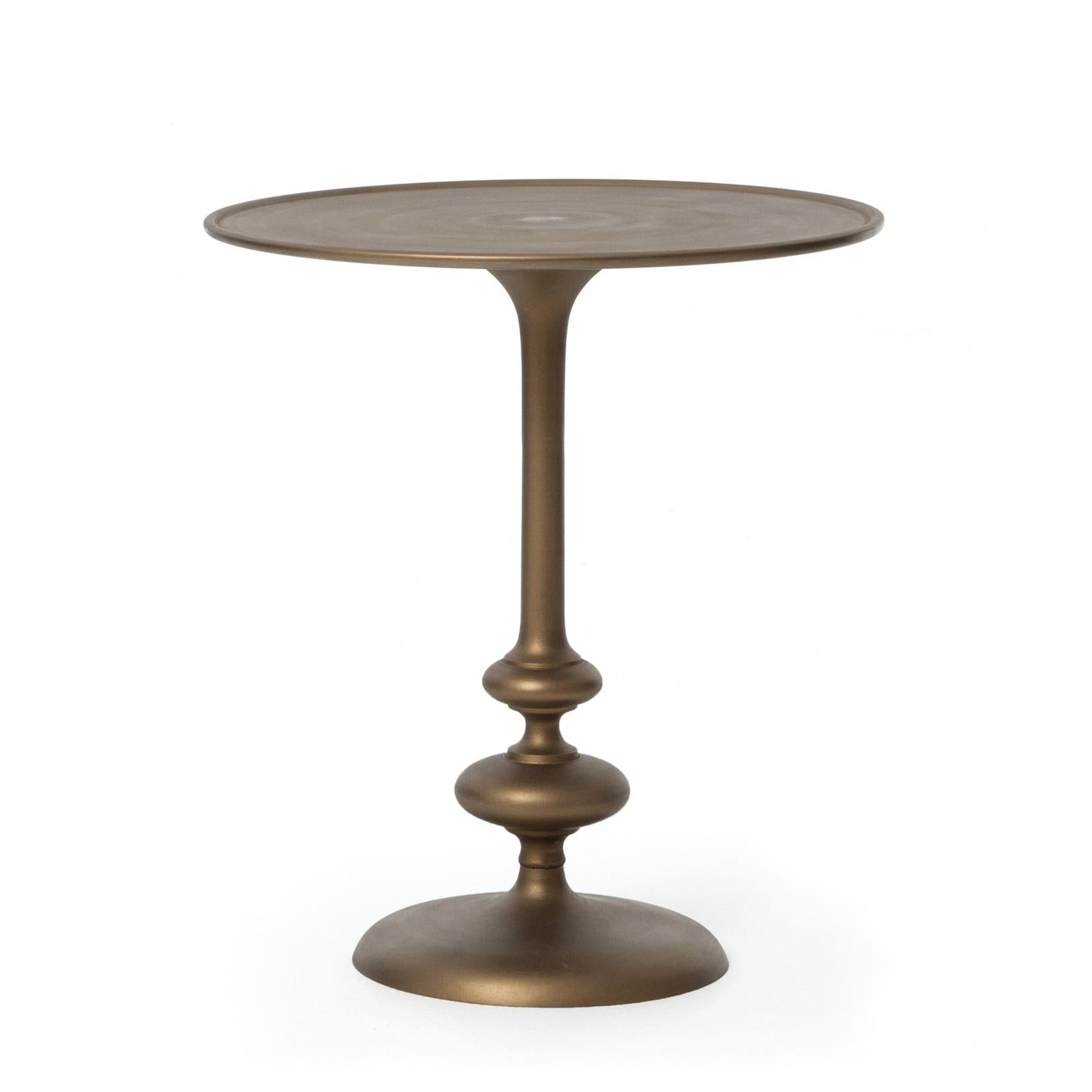 Four Hands Marlow Matchstick Pedestal Table