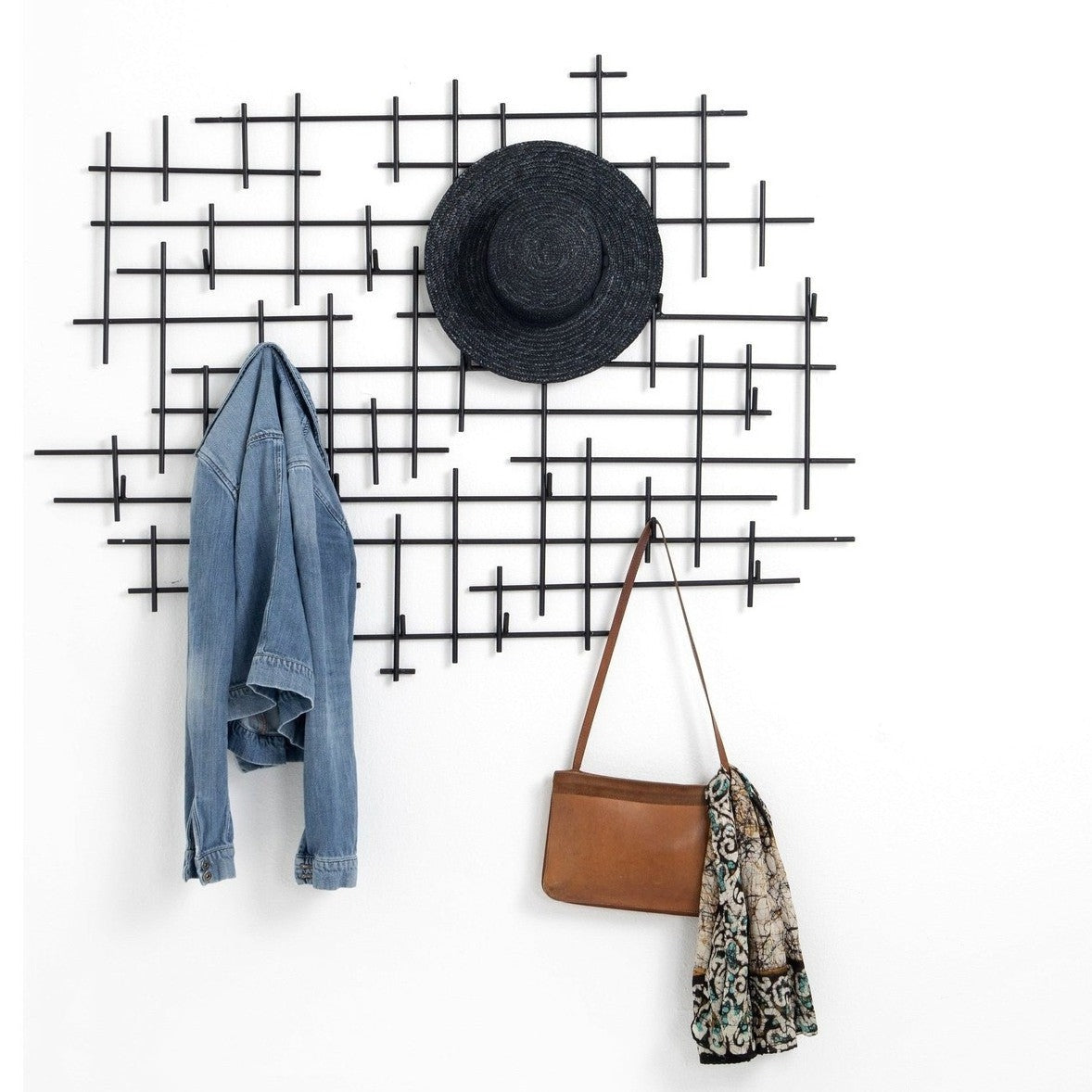 Crossin Coat Rack-Iron Matte Black