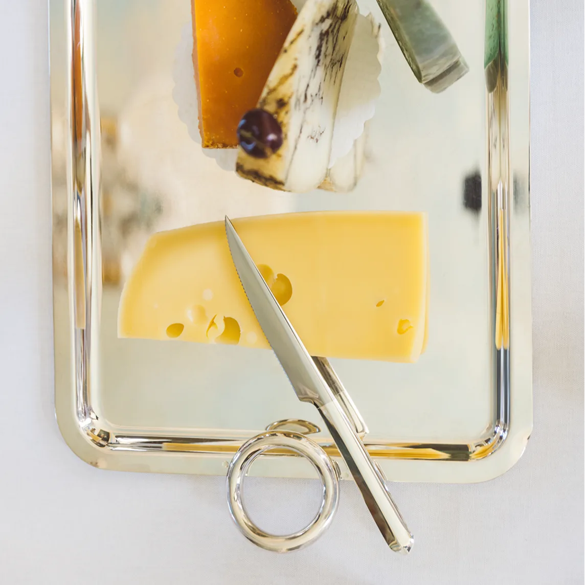 Christofle Vertigo Silver-Plated Tray