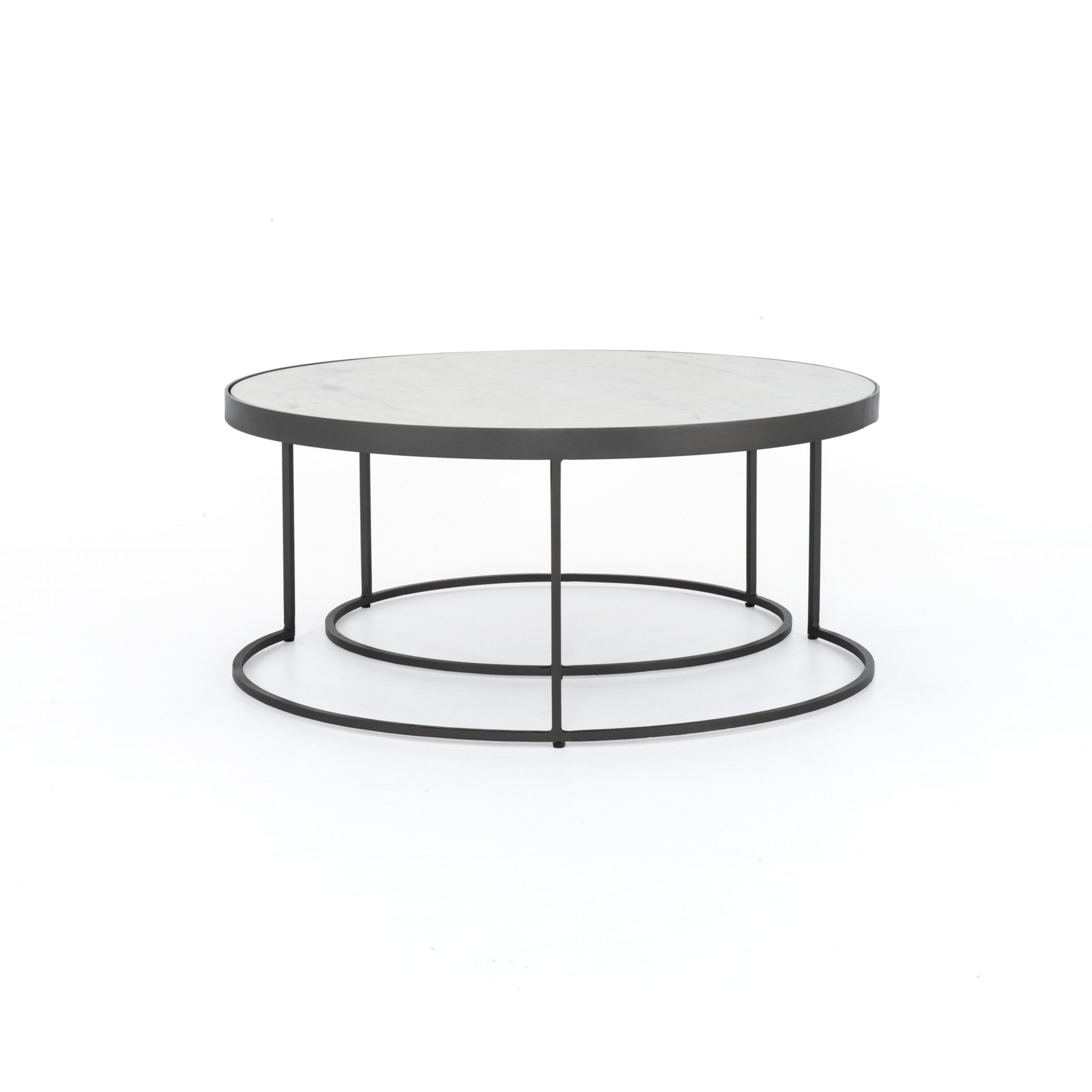 Four Hands Evelyn Round Nesting Coffee Table