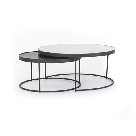 Four Hands Evelyn Round Nesting Coffee Table