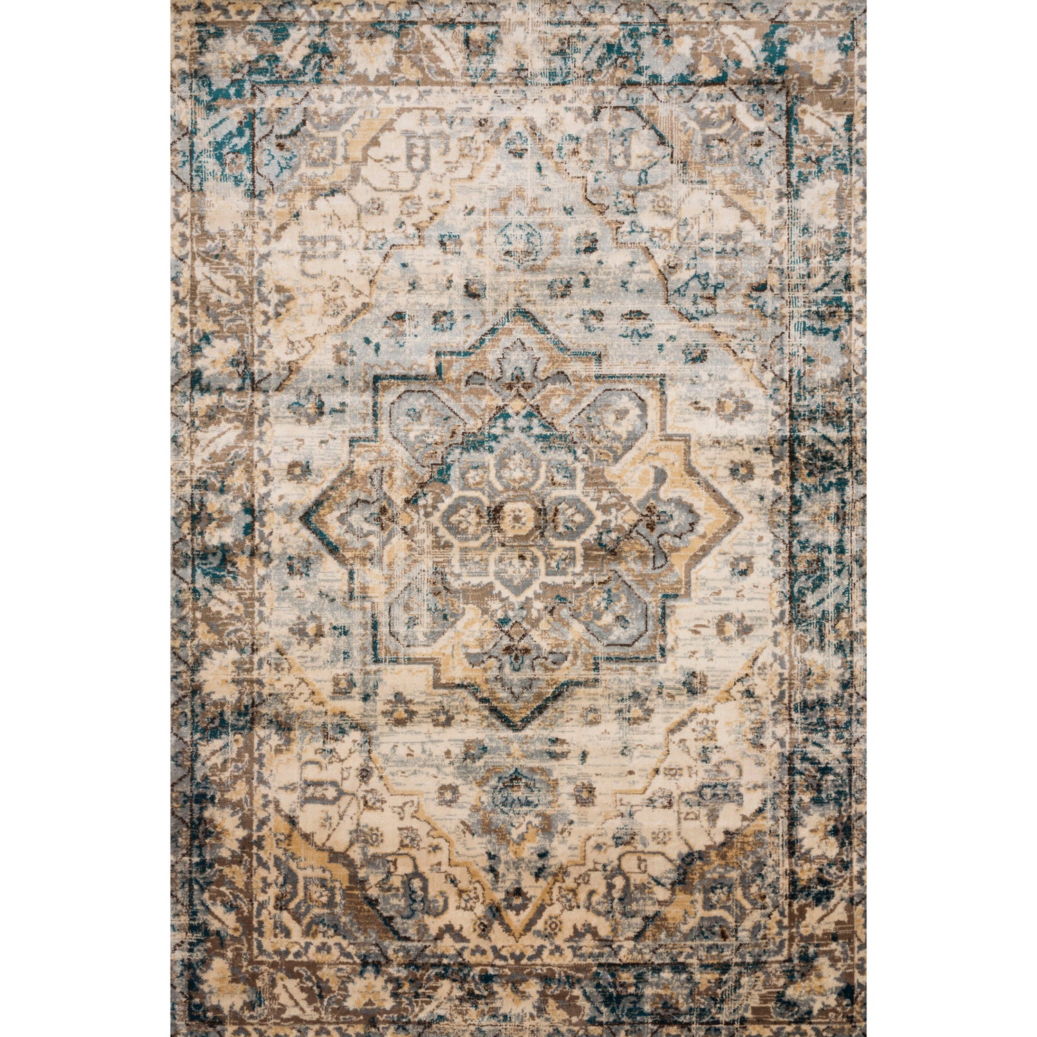 Loloi II Isadora ISA-02 Oatmeal / Bark Rug