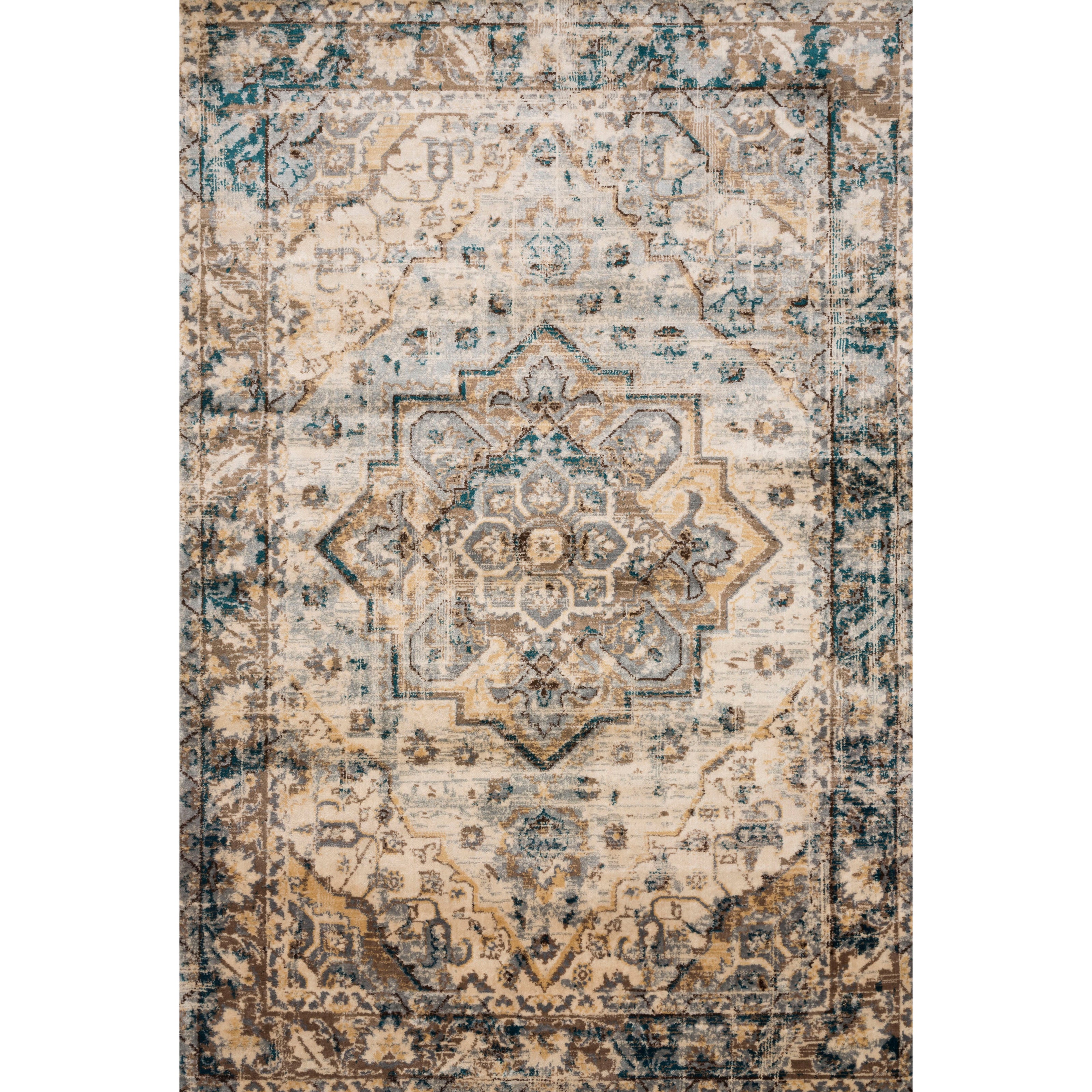 Loloi II Isadora ISA-02 Oatmeal / Bark Rug