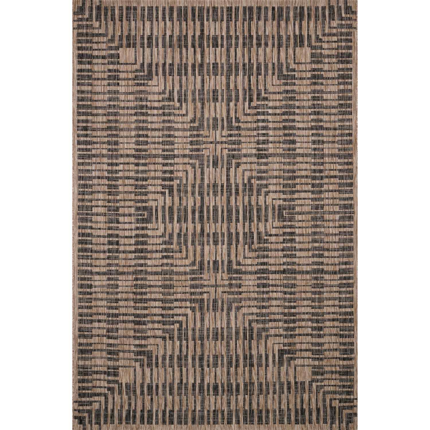 Loloi Isle IE-09 Brown / Black Rug