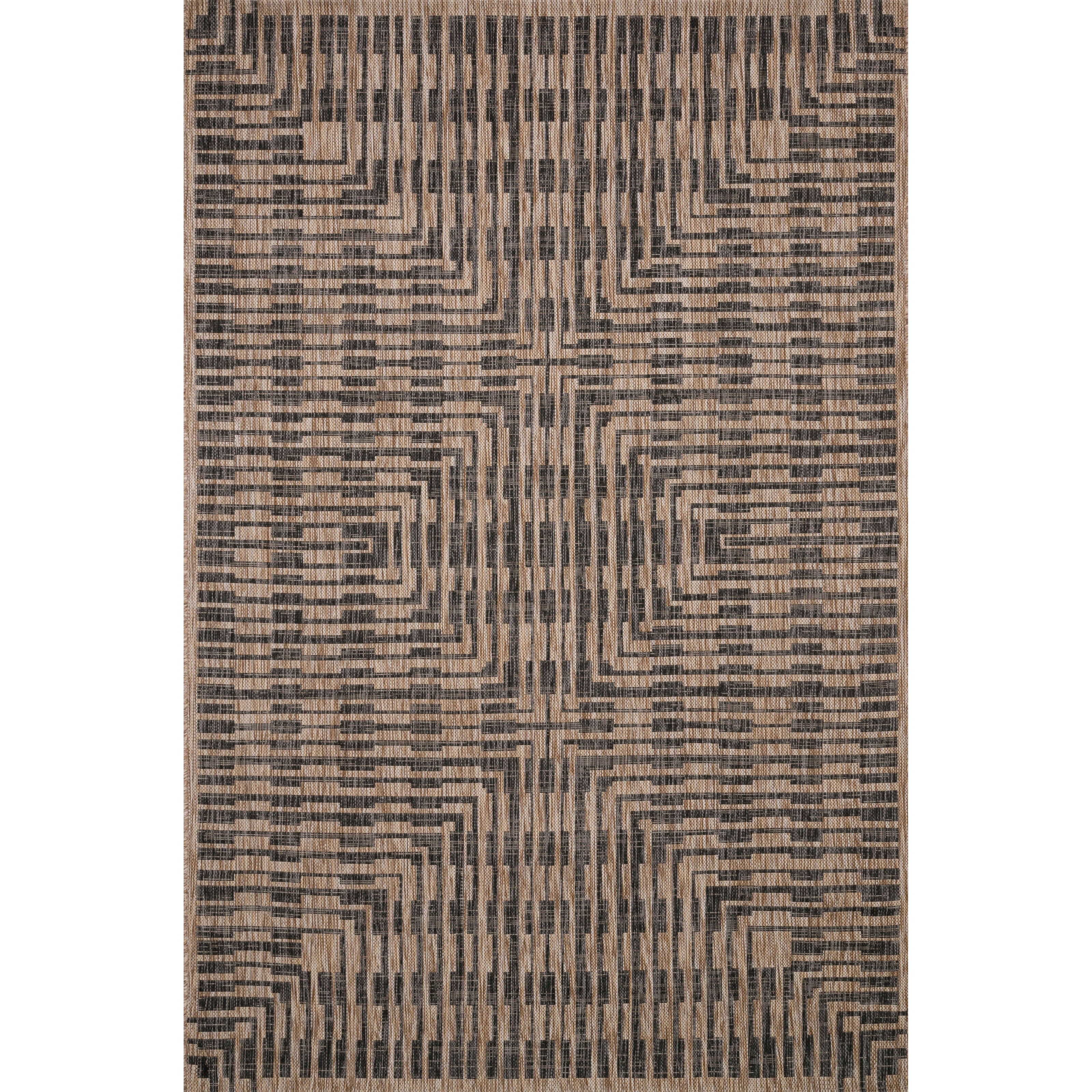 Loloi Isle IE-09 Brown / Black Rug