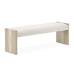 Michael Amini Lotus Bay Bench - Sand