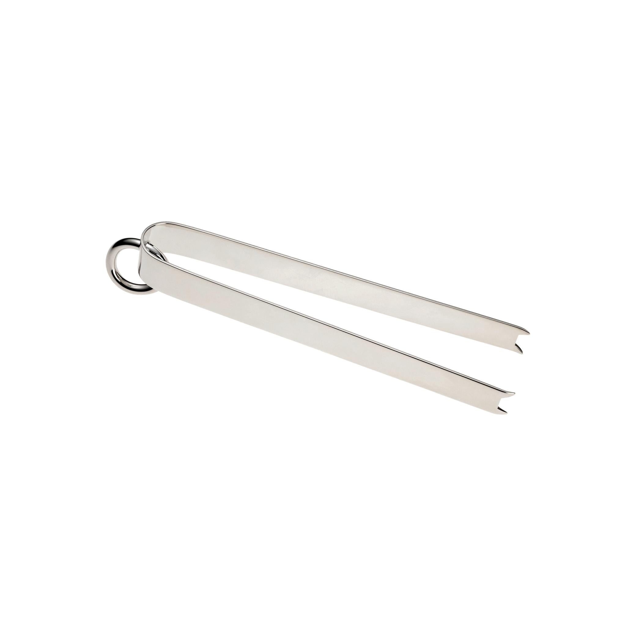 Christofle Vertigo Silver-Plated Ice Tongs