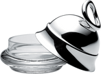 Christofle Vertigo Silver-Plated Personal Lidded Butter Dish