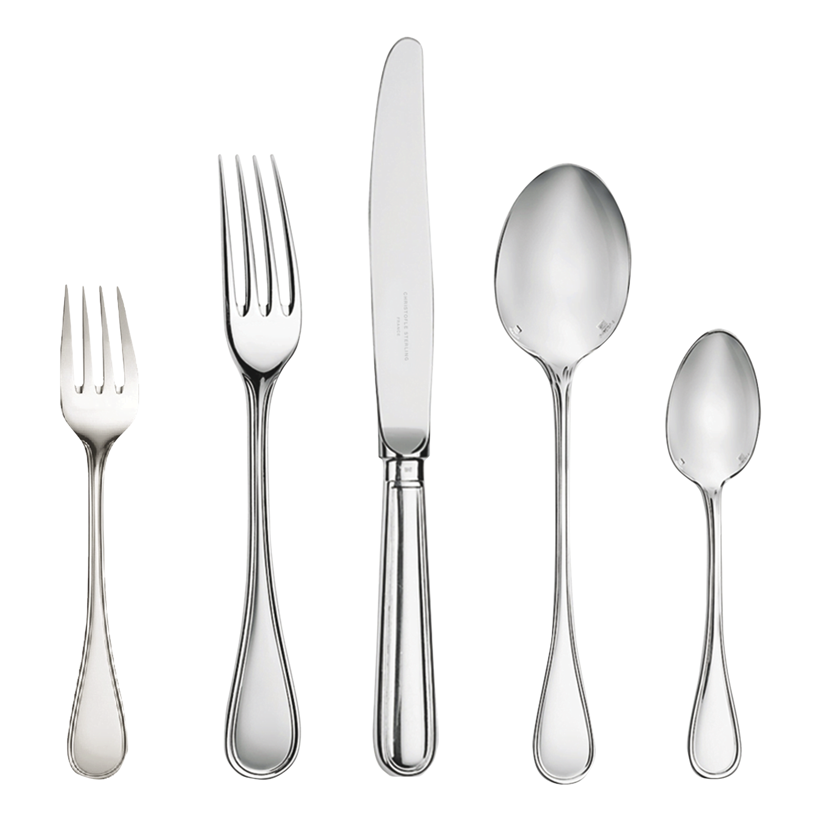 Christofle Albi Sterling Silver Place Setting - 5 Pieces