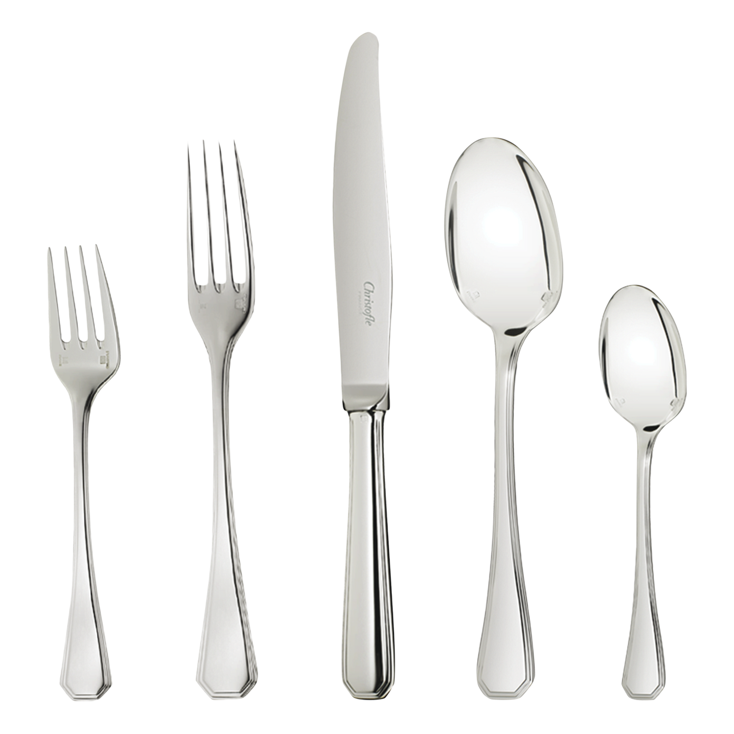 Christofle America Silver Plated 5-Piece Place Setting