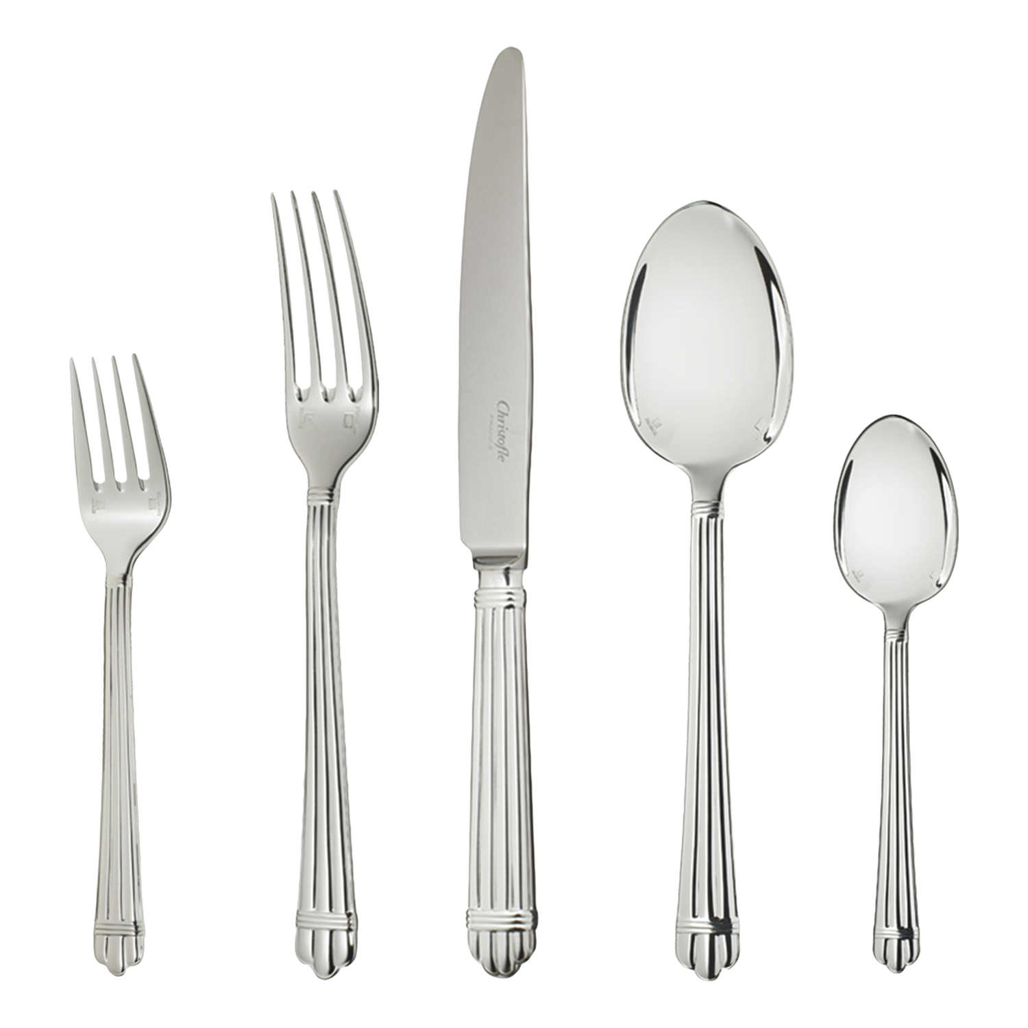 Christofle Aria Silver Plated 5-Piece Place Setting