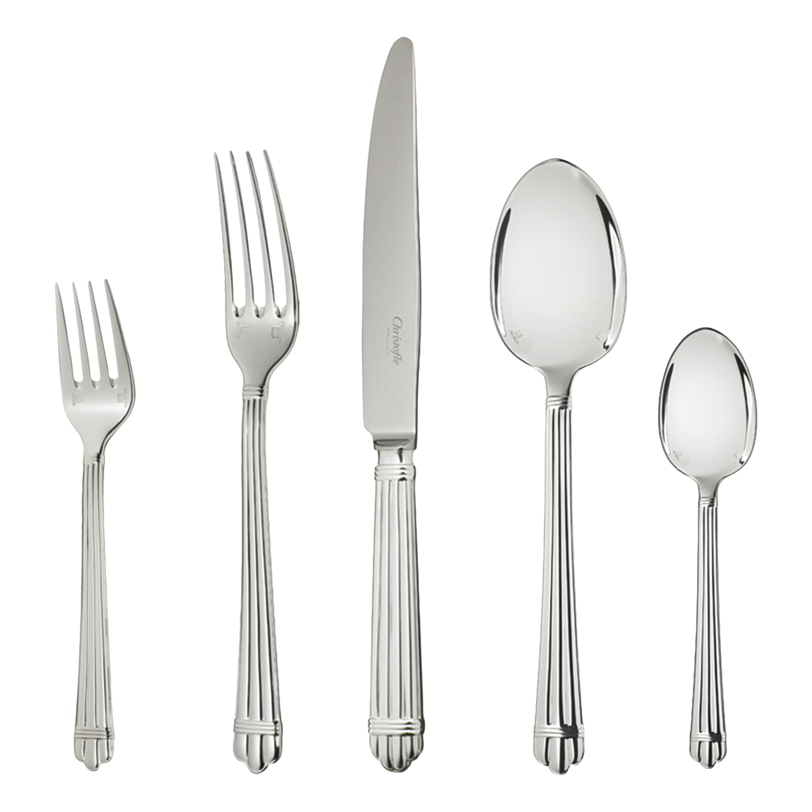Christofle Aria Silver Plated 5-Piece Place Setting