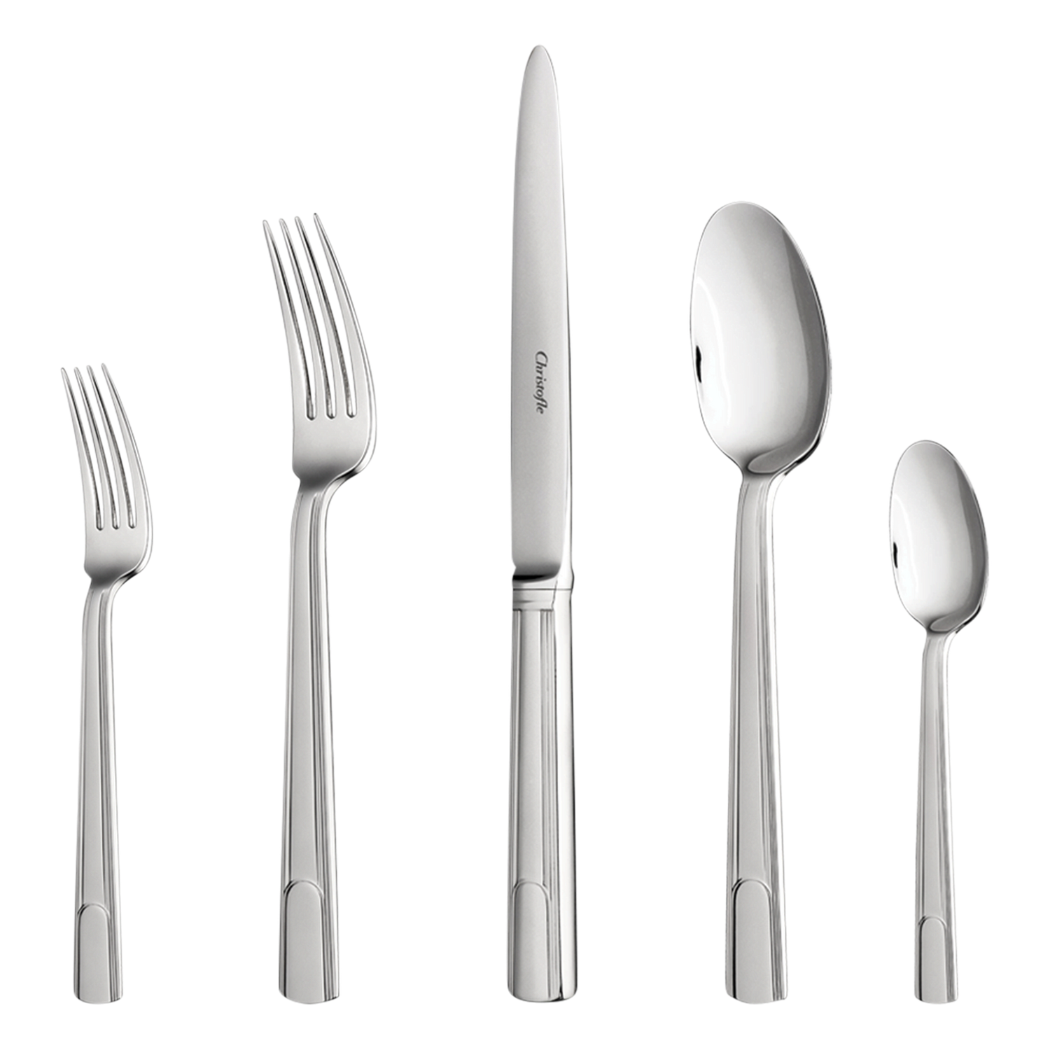 Christofle Hudson Stainless Steel 5-Piece Place Setting