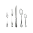 Christofle Marly Silver-Plated Five-Piece Flatware Set