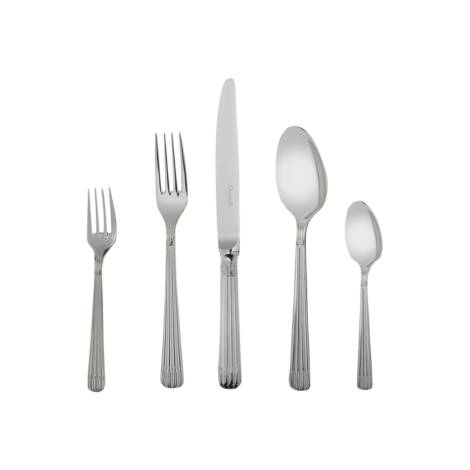 Christofle Osiris 5-Piece Stainless Steel Flatware Set