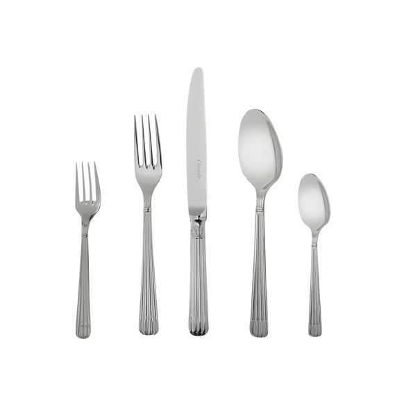 Christofle Osiris 5-Piece Stainless Steel Flatware Set