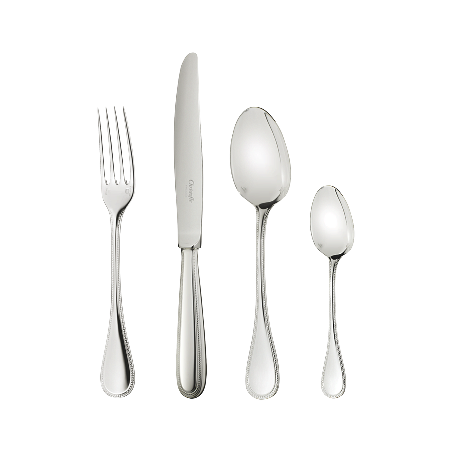 Christofle Perles 5-Piece Silver-Plated Place Setting