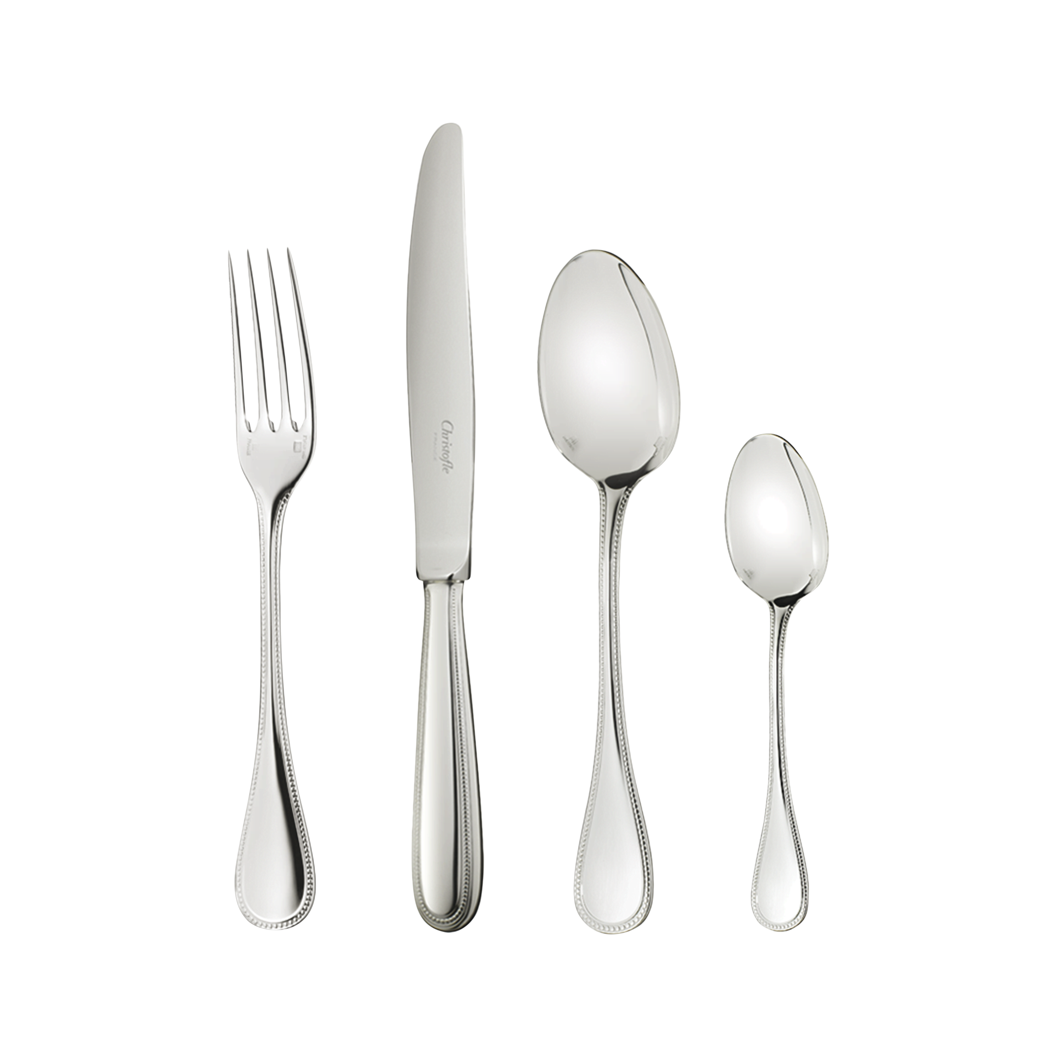 Christofle Perles 5-Piece Silver-Plated Place Setting
