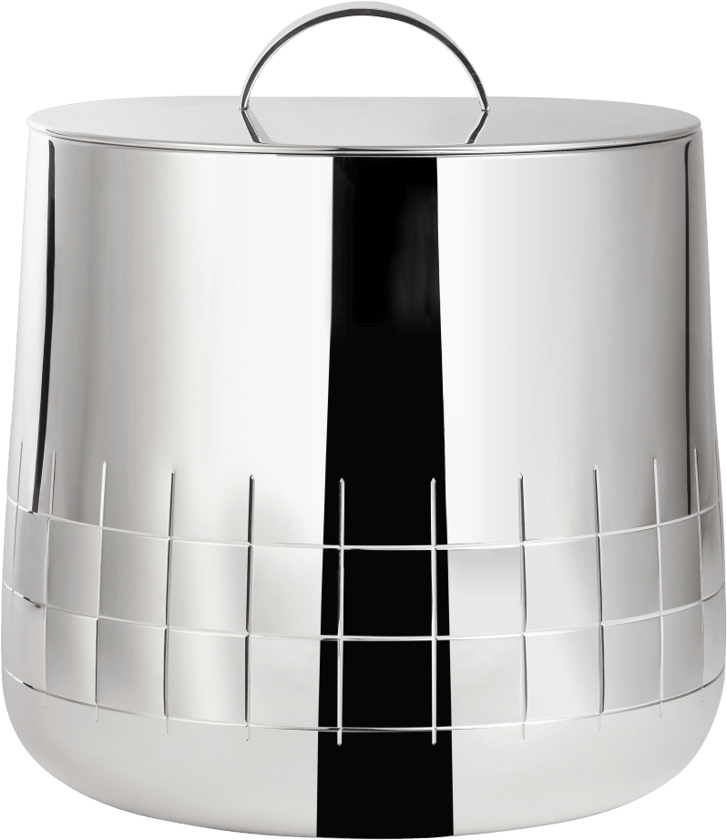 Christofle Graphik Silver-Plated Insulated Ice Bucket