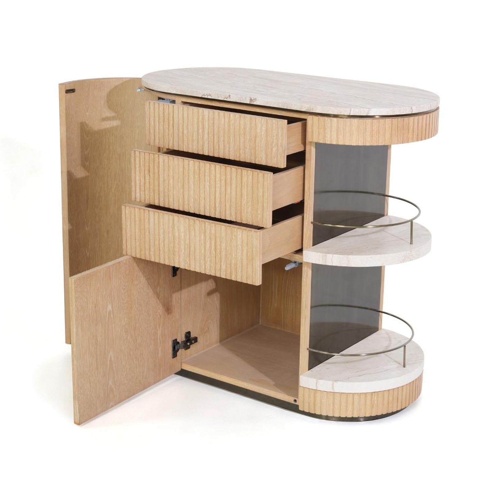 Interlude Alma Bar Cabinet