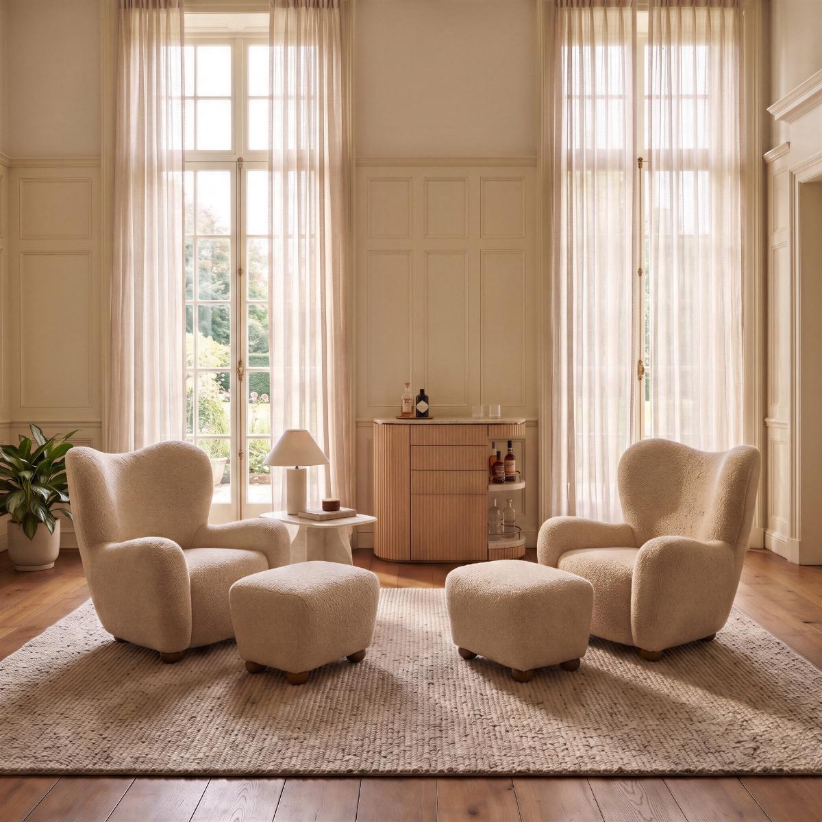 Interlude Finn Wing Chair