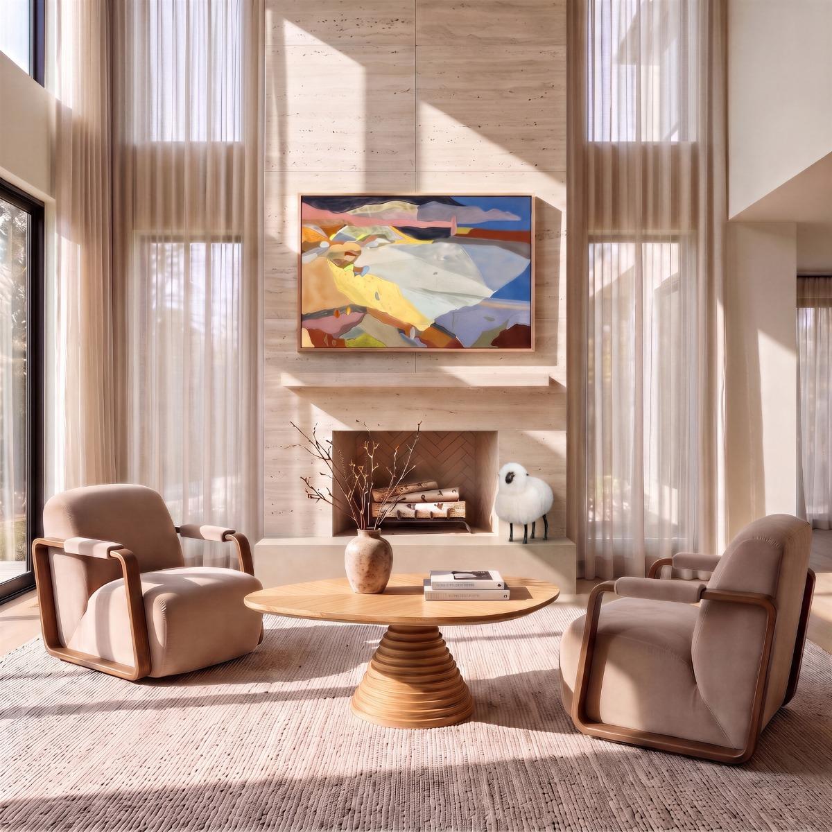 Interlude Lucerne Swivel Chair