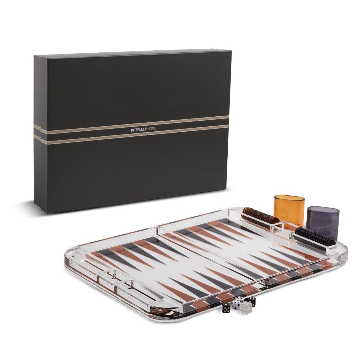 Interlude Miami Acrylic Backgammon