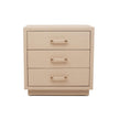 Interlude Taylor 3 Drawer Bedside Chest