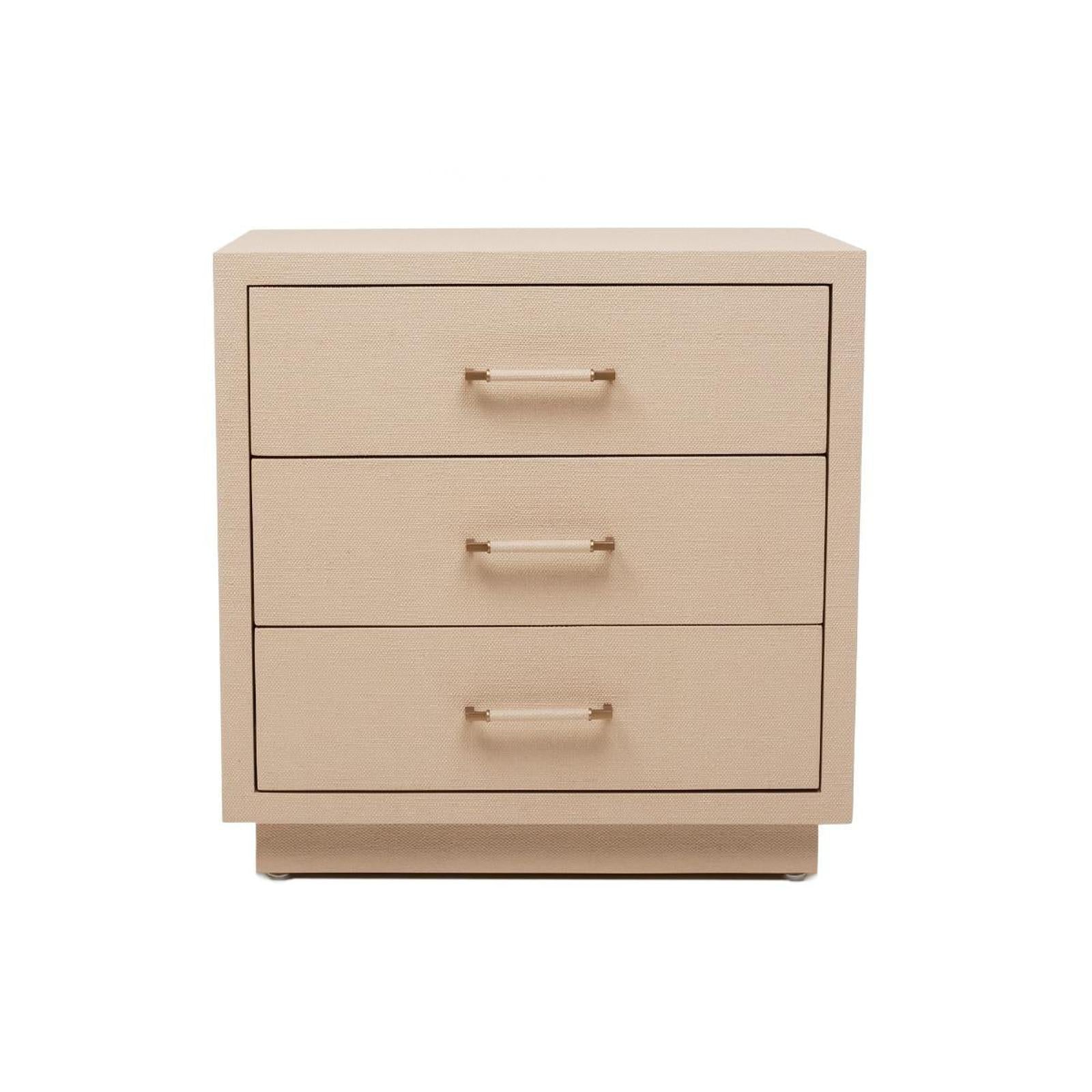 Interlude Taylor 3 Drawer Bedside Chest