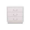 Interlude Taylor 3 Drawer Bedside Chest
