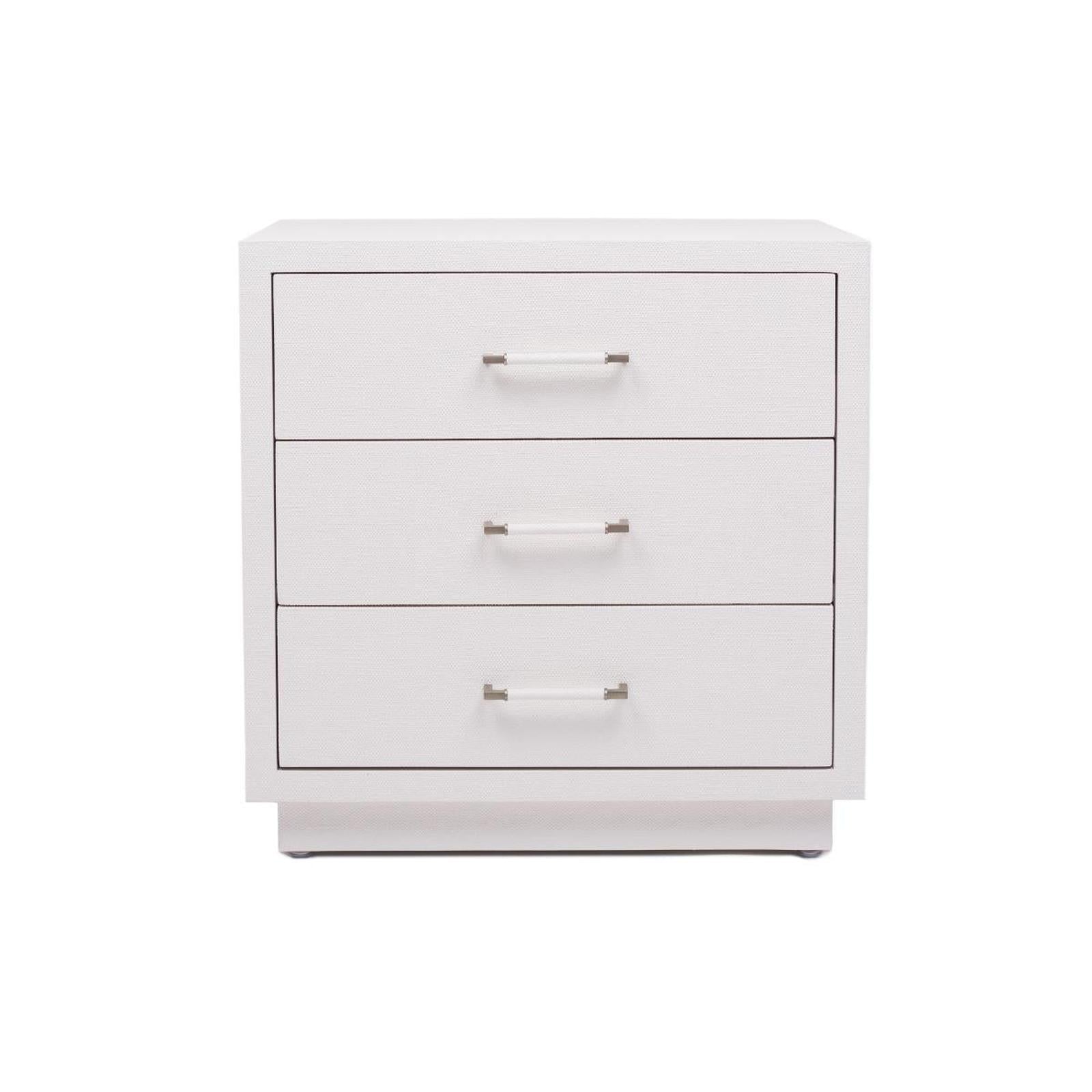 Interlude Taylor 3 Drawer Bedside Chest