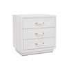 Interlude Taylor 3 Drawer Bedside Chest