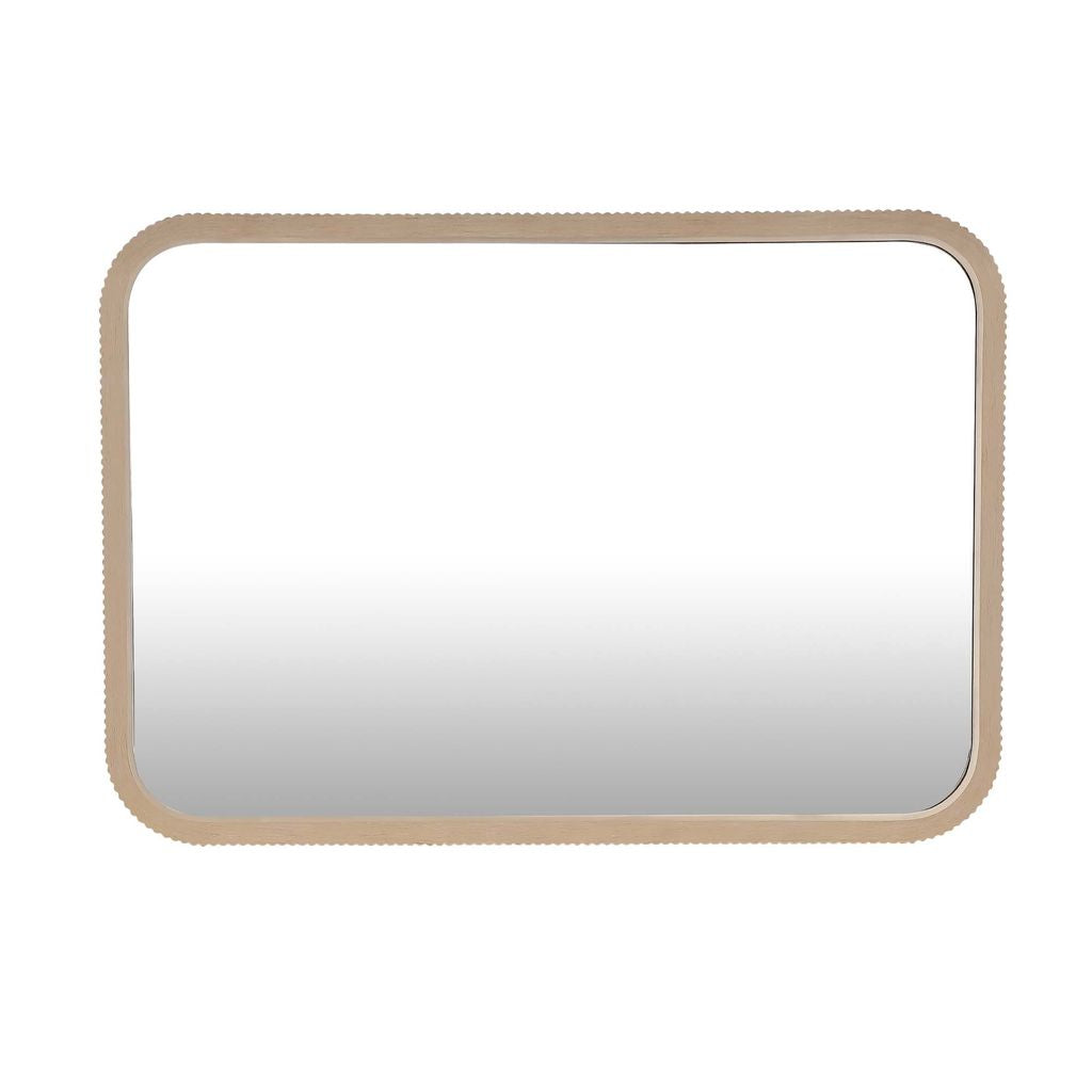 Michael Amini West Kensington Wall Mirror - Sea Salt Caramel