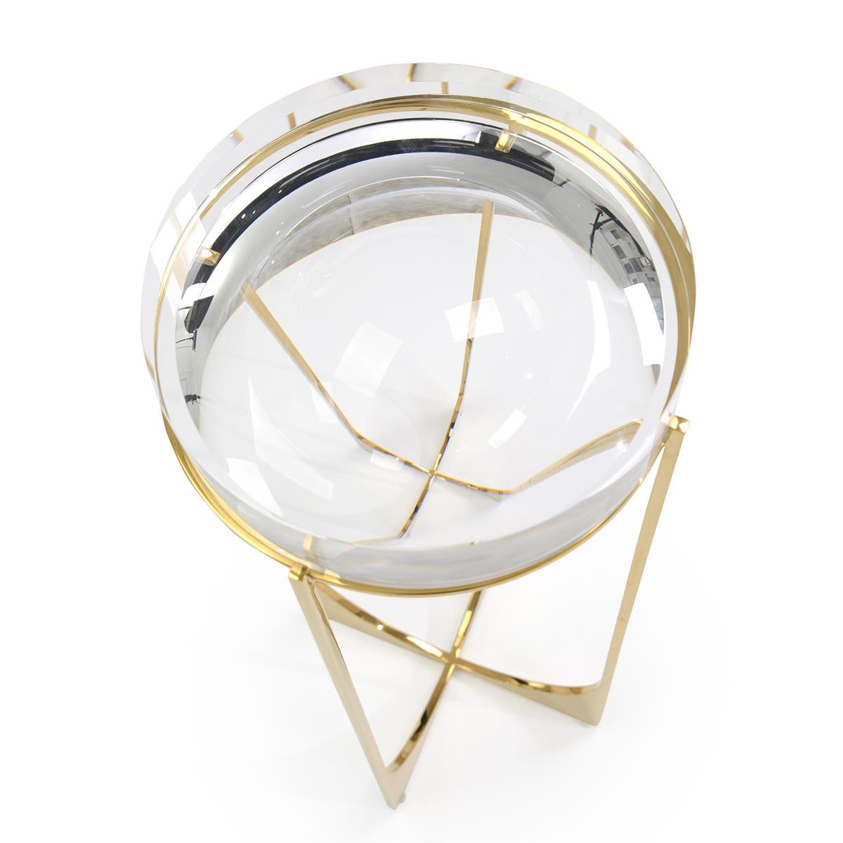 John Richard Svelte Martini Table I, Brass