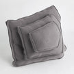 Global Views Rock Pillow Trapezoid Shape DSC